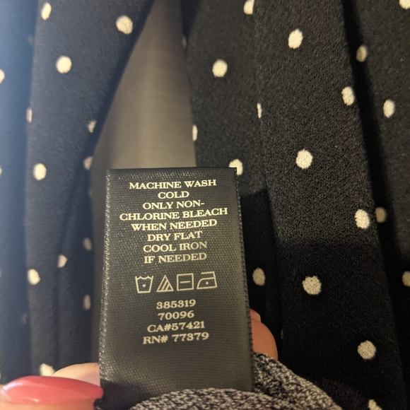 Ann Taylor Long Sleeve Cowl Neck Top Small - Picture 5 of 6